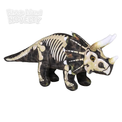 Fossil Print Triceratops 15.5"