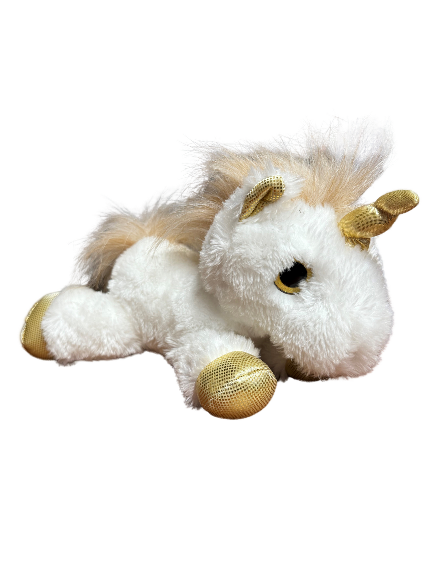 Sparkle Tales Gold Unicorn 12"
