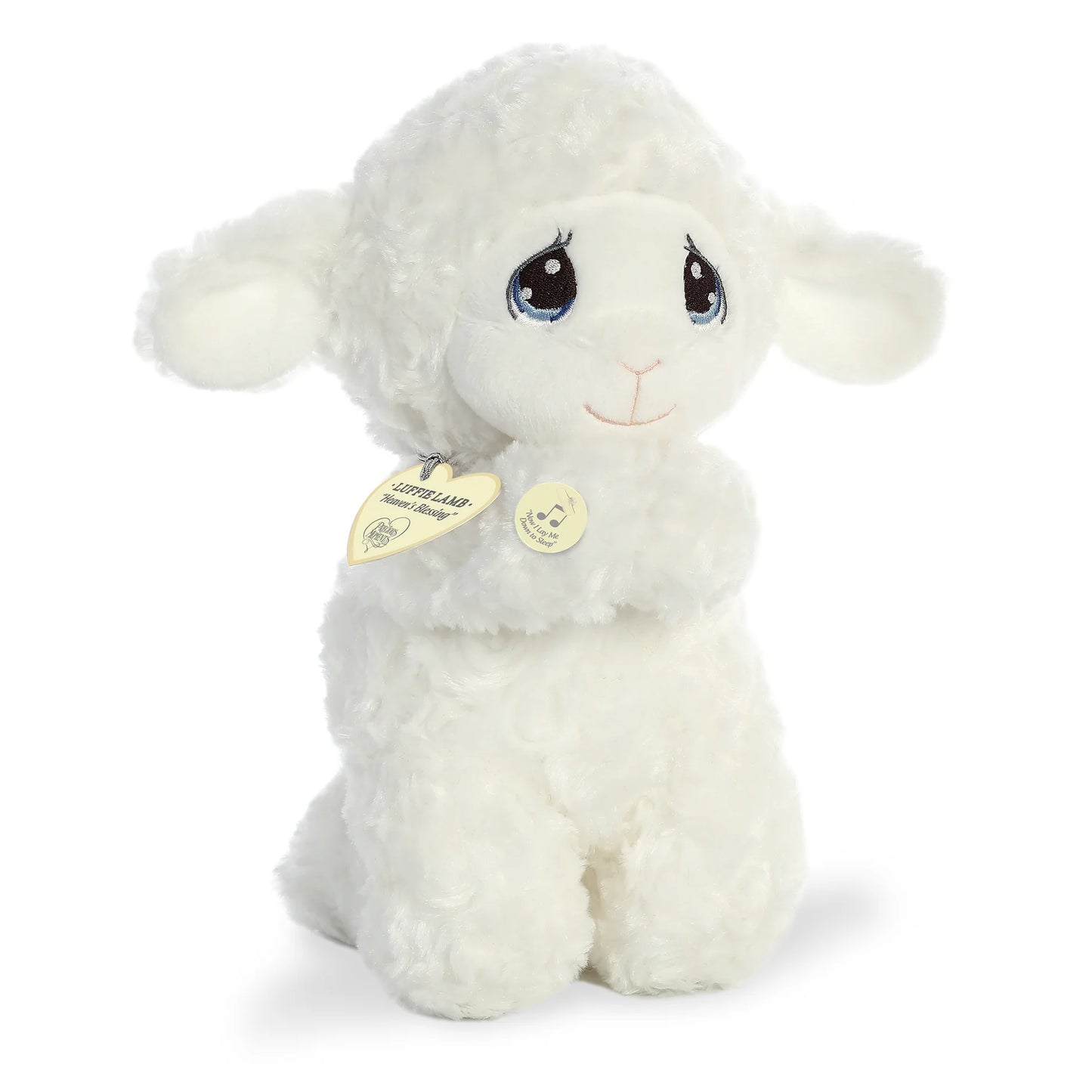 Precious Moments Luffie Praying Lamb 10"