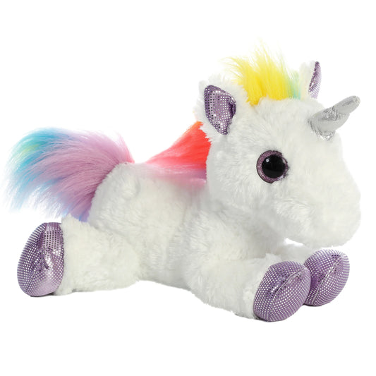 Sparkle Tales Rainbow White Unicorn 12"