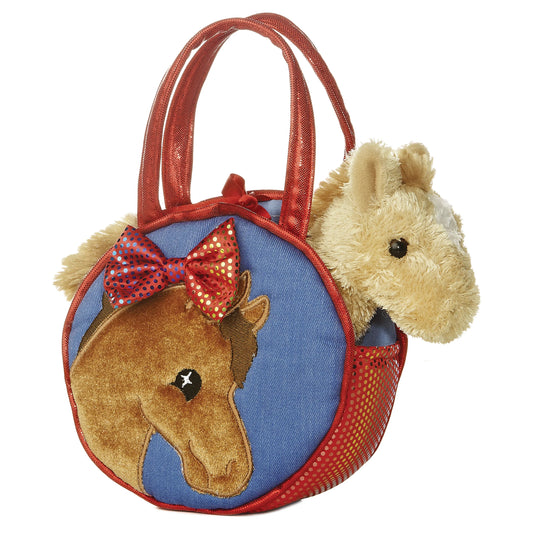 Fancy Pals Pretty Pony Pet Carrier Purse 7"