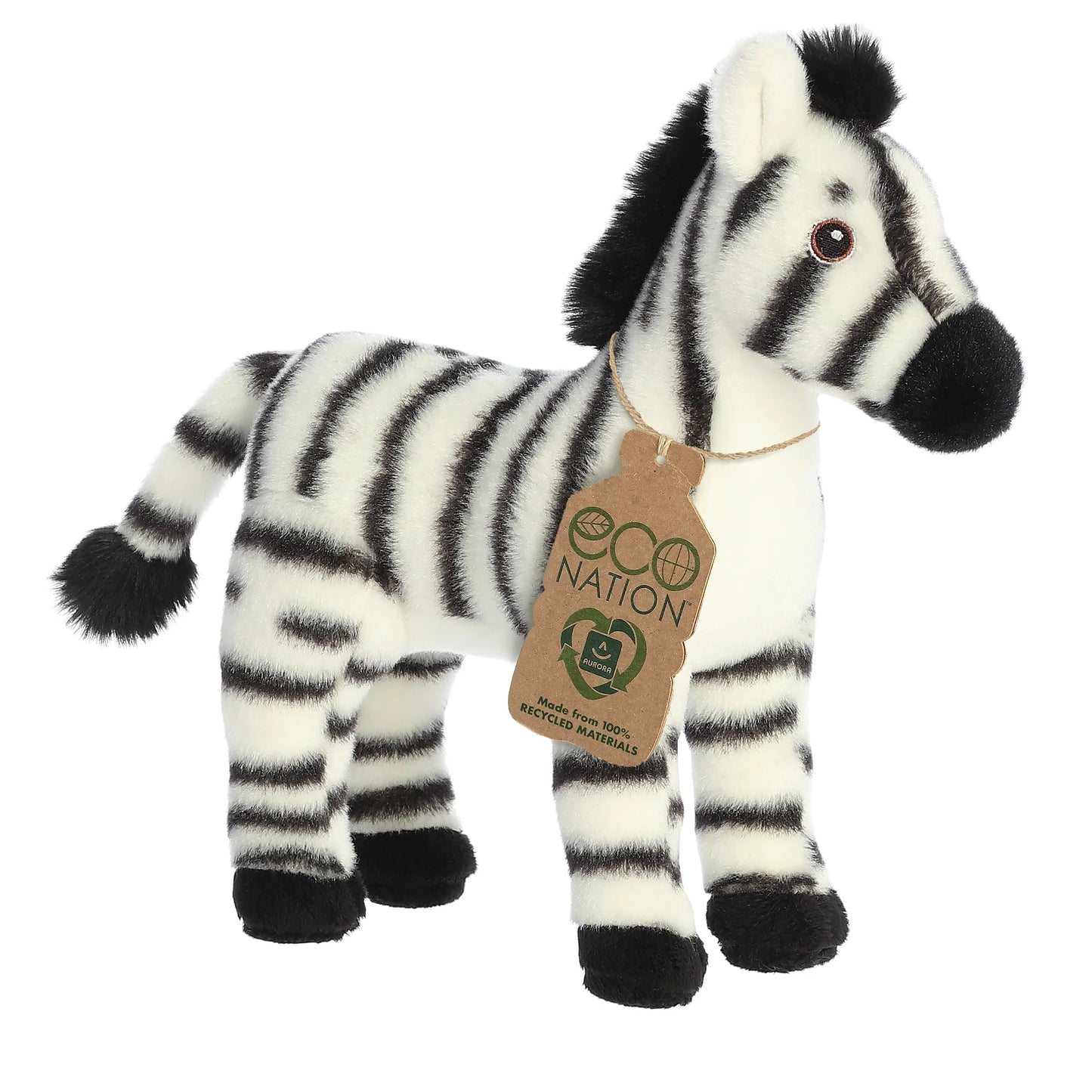 Eco Nation Zebra 10"