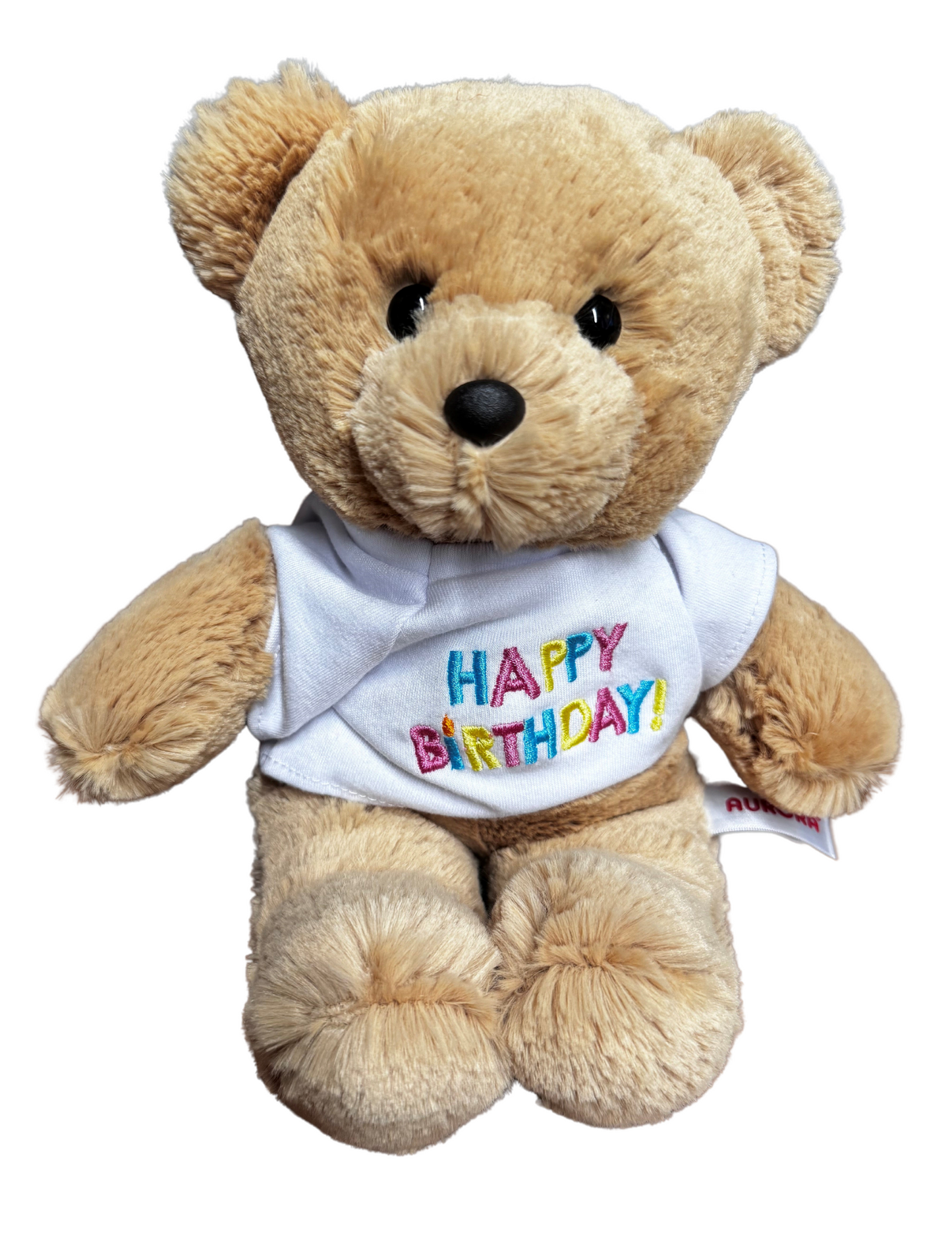 Happy Birthday T-Shirt Bear 10.5"