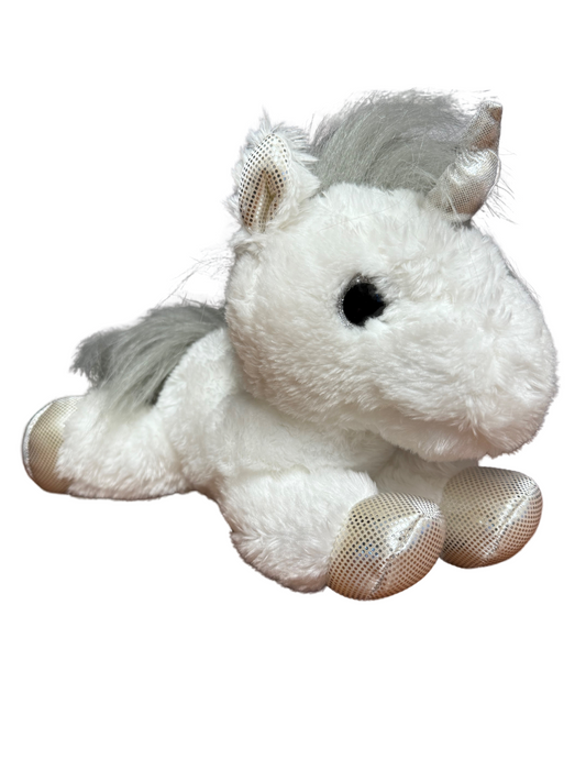 White Unicorn with Silver Mane (Sparkle Tales) 12"