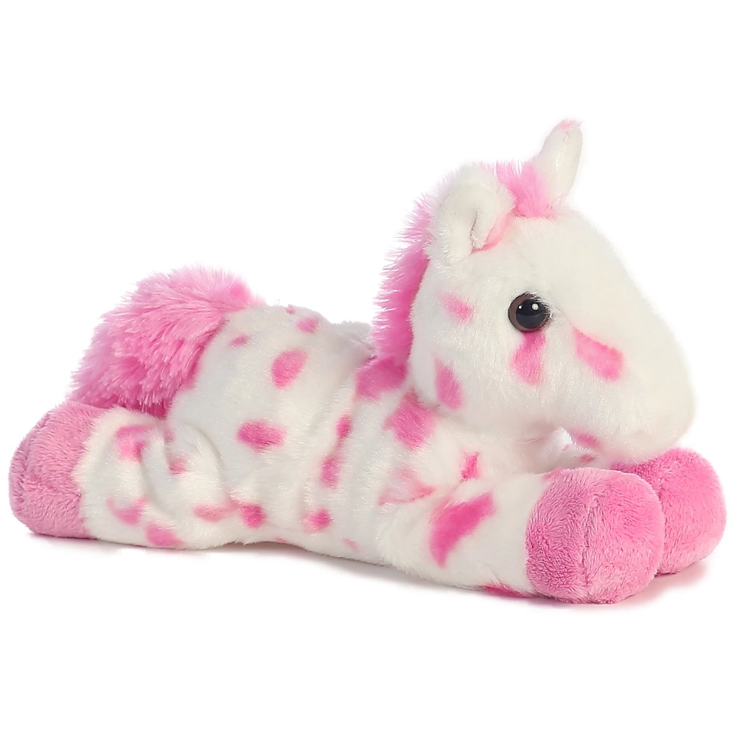 Flopsie unicorn Lady white with pink dots 8"