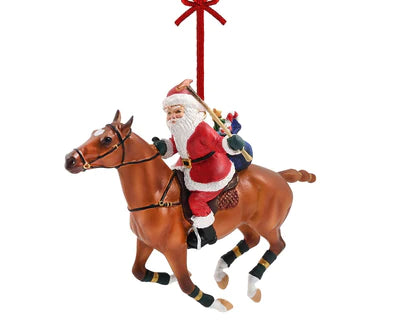 2023 Polo Playing Santa Ornament