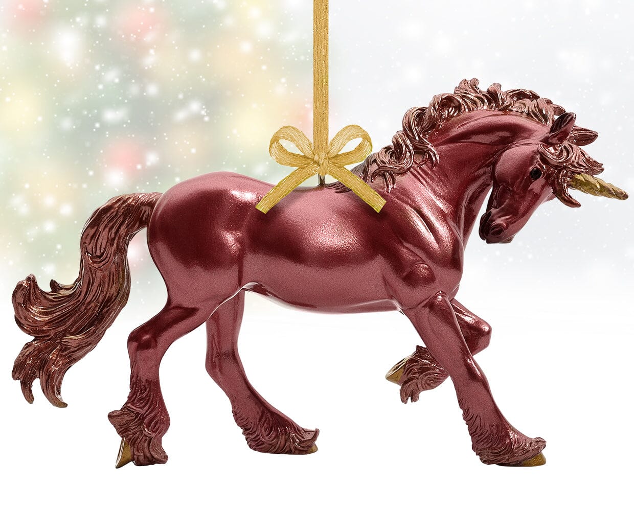 2024 Unicorn Ornament - Scarlet