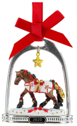 2020 Yuletide Greetings - Holiday Horse Stirrup Ornament