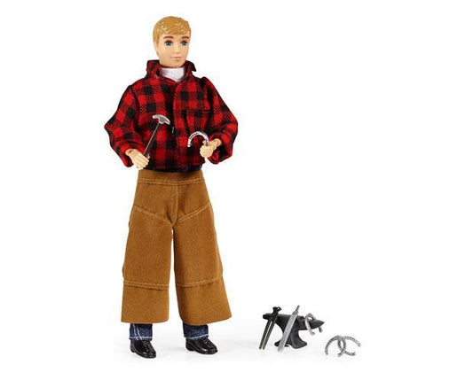 Farrier with Blacksmith Tools - 8" Figure, Jake (Traditional)