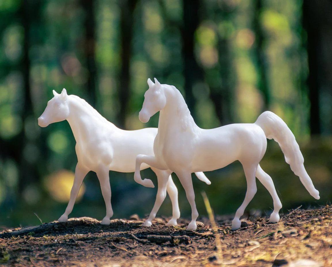 Paint Your Own Horses - Quarter Horse & Saddlebred - Two 6" Horses