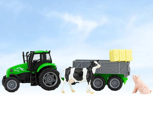 Breyer Farms Tractor & Tag-A-Long Trailer (Stablemates)