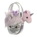 Grape Unicorn Pet Carrier Purse 7"