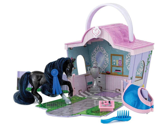 Li'l Beauties - Shimmer Grooming Salon Playset (Mane Beauty)